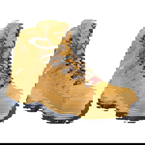 Hard Yakka model Atomic PR Hybrid Side Zip Safety Boot Unisex in Wheat