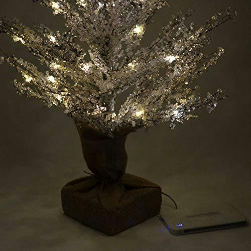 18in to 36in Pre-Lit Artificial Christmas Trees with Warm White LED Lights image 5