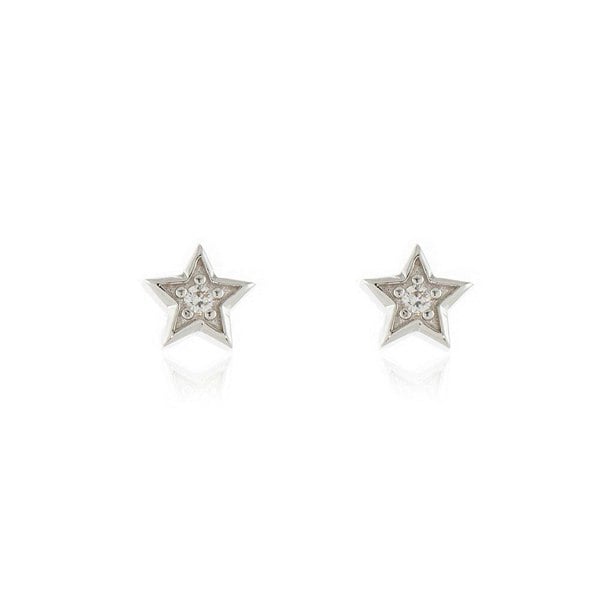 Cachet London Luna Star Silver Earrings