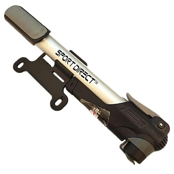 Sport Direct 120 PSI Alloy Mini Bike Pump and Gauge Schrader/Presta Valve