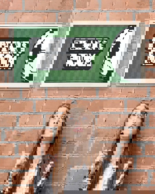 Personalised Football Wall Art Print - Framed Gift for Sports Fans