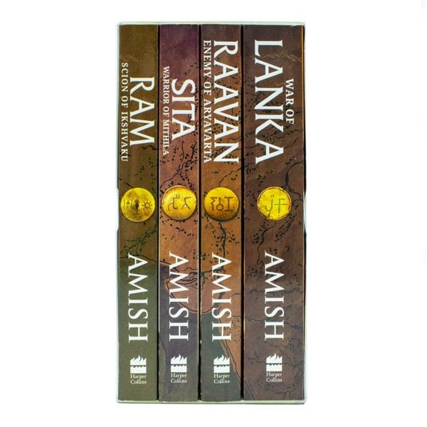 The Ram Chandra Series 4 Book Set by Amish Tripathi (Ram, Sita, Raavan, Warrior of Mithila)