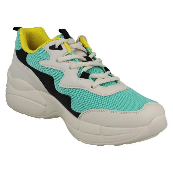 Skechers Ladies Skechers Lace Up Memory Foam Casual Trainers Popsicle 33122