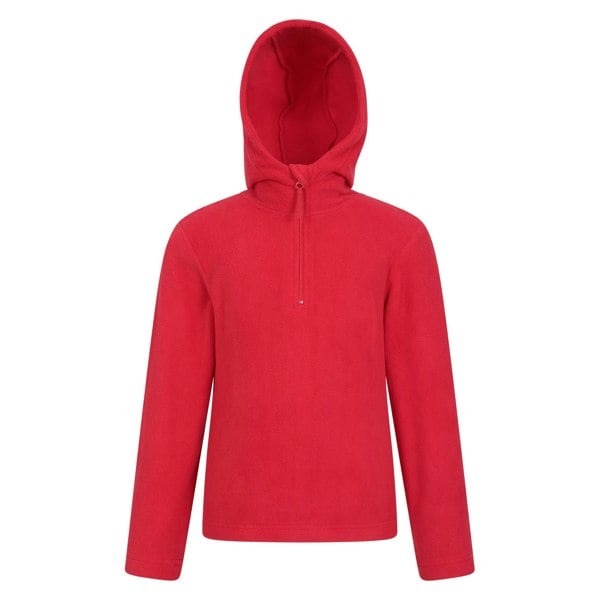 Mountain Warehouse Kids Camber II Fleece Hoodie - Dark Red