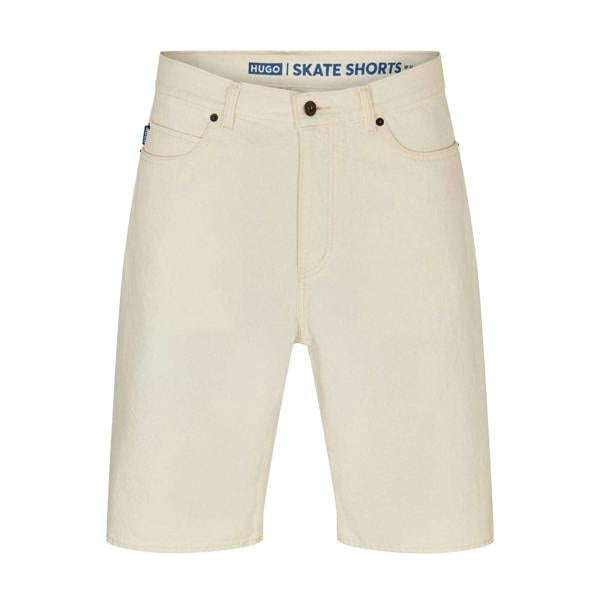 Hugo Mens Denim Shorts - White - 