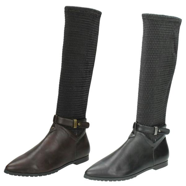 Spot On Ladies Spot On Knee High Boots
