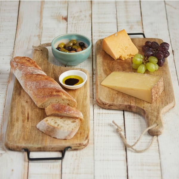 Paper High Natural Mango Wood Rectangular Chopping Board