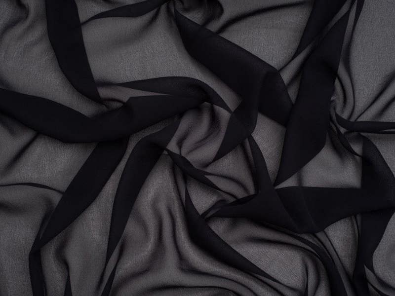Minerva Core Range Minerva Light Sheer Chiffon Fabric - Plain Design Dressmaking Fabric, 110 cm / 44" Wide - per metre