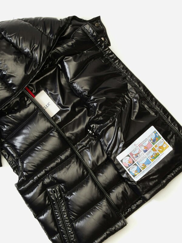 Moncler Enfant Girls Down Padded Maire Jacket in Black