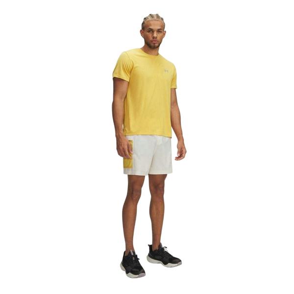 Under Armour Mens Colour Block Running Shorts - Brown - 