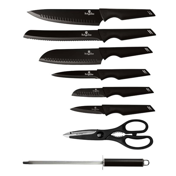 8-Piece Knife Set Berlinger Haus BH-2693 Black Silver Collection