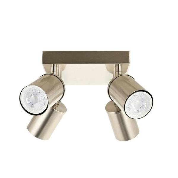 Pagazzi Lighting Talbot 4-Light Brushed Nickel Spot Plate