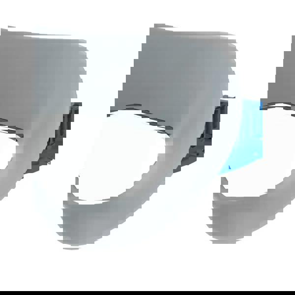 Speedo Hydrosity Swim Mask: blue strap gray goggles with clear lenses