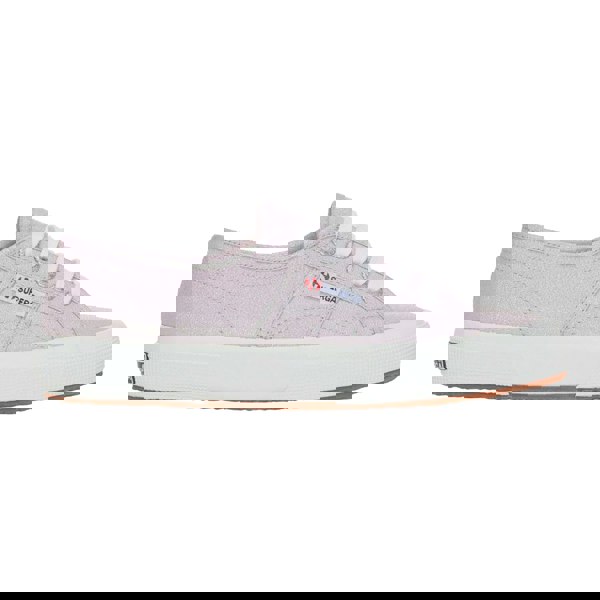 Superga Unisex Adult 2750 Lamew Metallic Trainers - Pastel Lilac/Iridescent