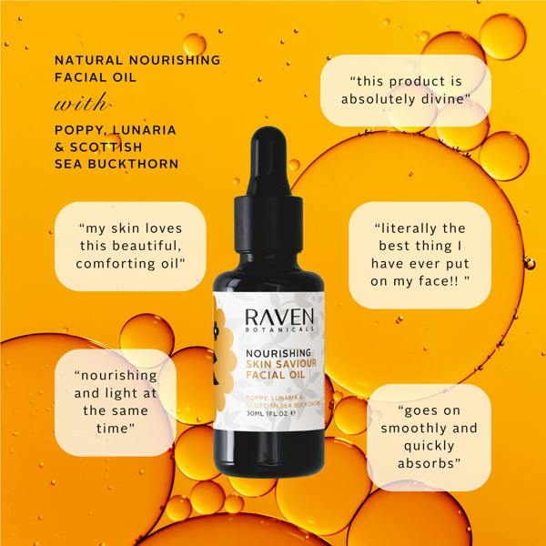 Raven Botanicals Skin Saviour Nourishing Facial Oil