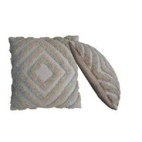 Wyld Haus Set of 2 Apricale Grey Diamond Cushion Covers