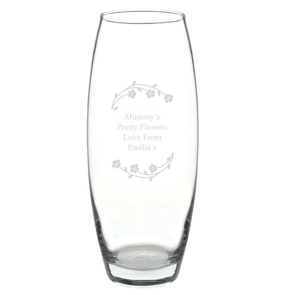 Personalised Memento Company Personalised Flower Vase
