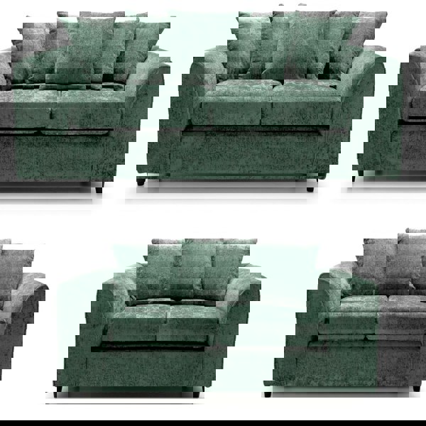 Furnishings For Less Monaco Chenille Fabric Sofa Suite