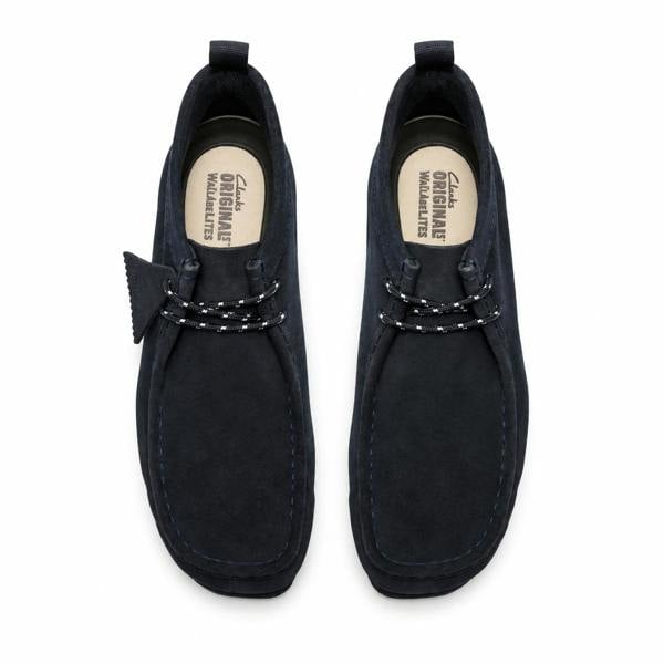 Clarks Originals Wallabee Lite Boots Ink Suede