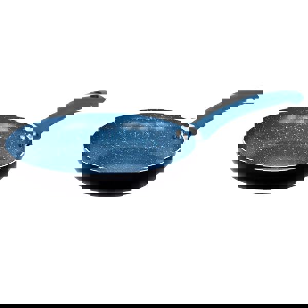 Gr8 Home Aluminium 8 Pc Marble Ceramic Non Stick Induction Frying Pan Saucepan Set Blue