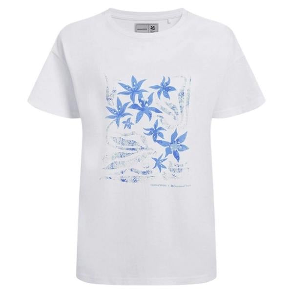 Craghoppers Womens/Ladies Bistort Flowers National Trust T-Shirt - White - 