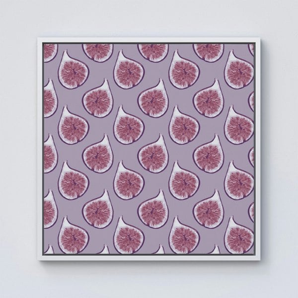 Warren Reed Modern Fig Pattern Framed Canvas