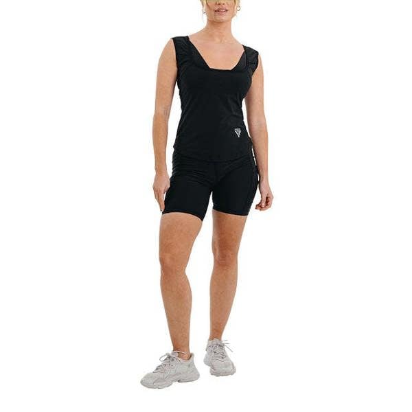 RDX Sports SWEAT WOMEN'S SHORTS W1 BLACK