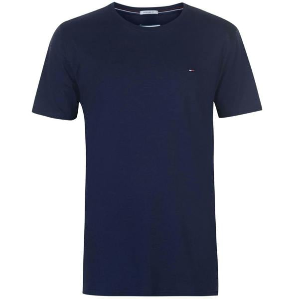 Tommy Jeans Mens Embroidered Logo Loose T-Shirt - Navy - 