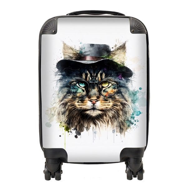 Warren Reed Norwegian Forest Cat Splashart Suitcase