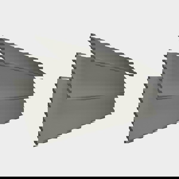 NewEdgeBlinds Smooth Grey Smooth Finish Faux Wood Venetian Blinds with Strings  (130cm drop)