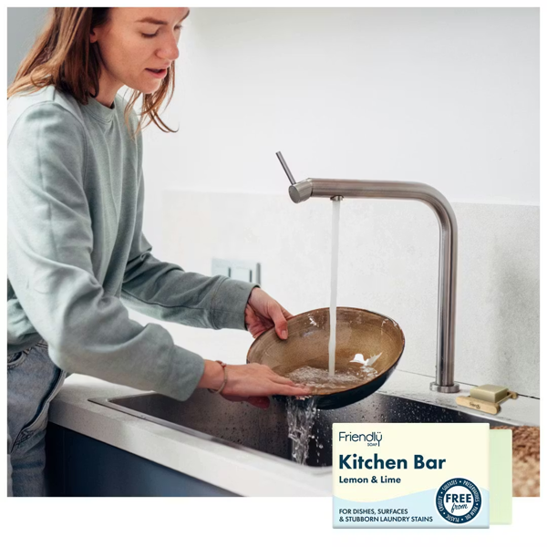 Friendly Soap - Kitchen Bar - Lemon & Lime - 4 X 95g