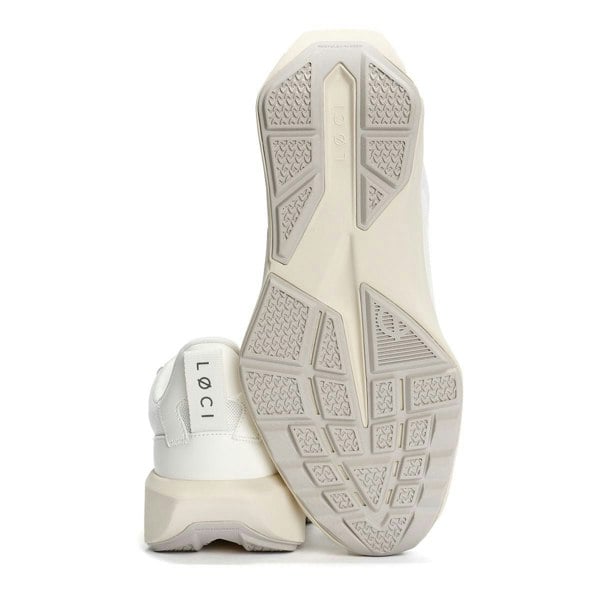 LØCI FLØ White/White Trainers