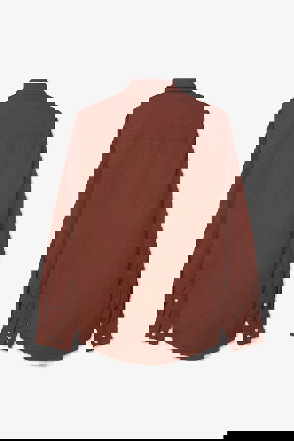 ENORSIA Men Button Down Collar Long Sleeve Shirt