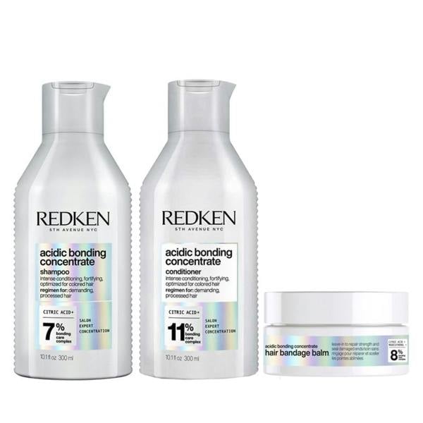 Redken Acidic Bonding Concentrate Shampoo Conditioner Balm