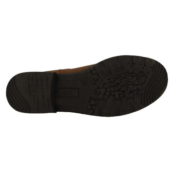 Spot On Ladies Spot On Chunky Low Heel Ankle Boots F51020