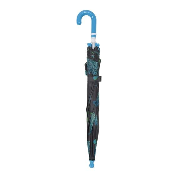 Mountain Warehouse Childrens/Kids Printed Stick Umbrella - Dark Blue - 