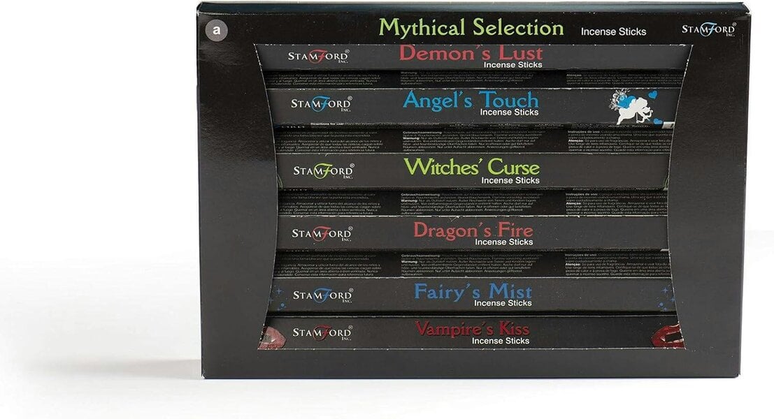 Stamford 37323 Mythical Variety Incense Sticks Gift Set, 6 packs x 15 sticks