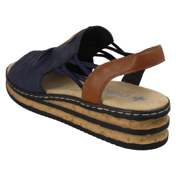 Rieker Ladies Rieker Wedge Sandal 62962
