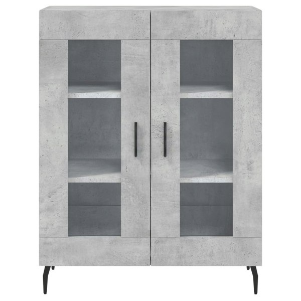 Berkfield Sideboard Concrete Grey 69.5x34x90 cm Engineered Wood