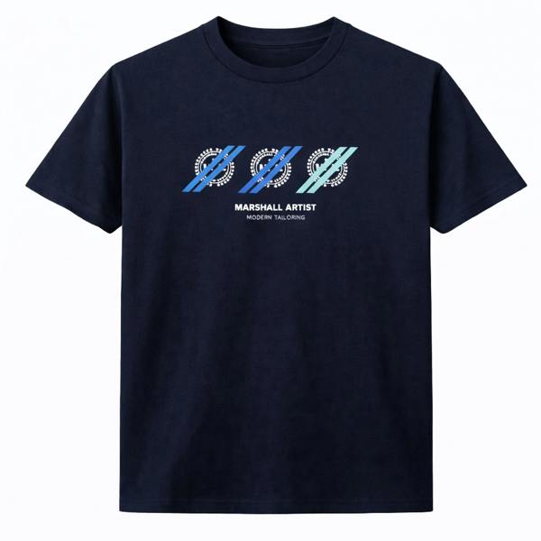 Marshall Artist Treble T-Shirt Navy