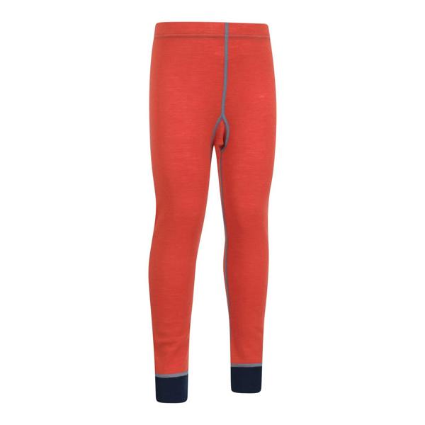 Mountain Warehouse Kids Merino II Base Layer Set - Burnt Orange
