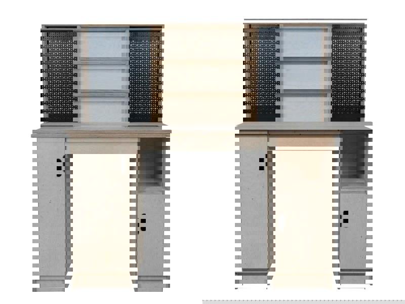 wooden cabinet workbench