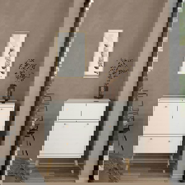 Furniture To Go Cumbria Chest 2 + 2 Drawers White