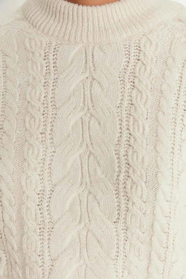 WOVCOR Soft Textured Knit Sweater