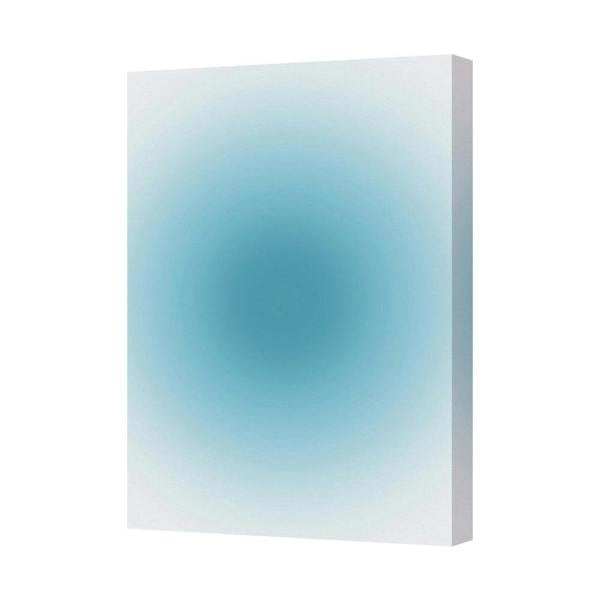 Benjamin Tate Design Abstract Blue Circle Canvas Wall Art Print For Modern Interiors