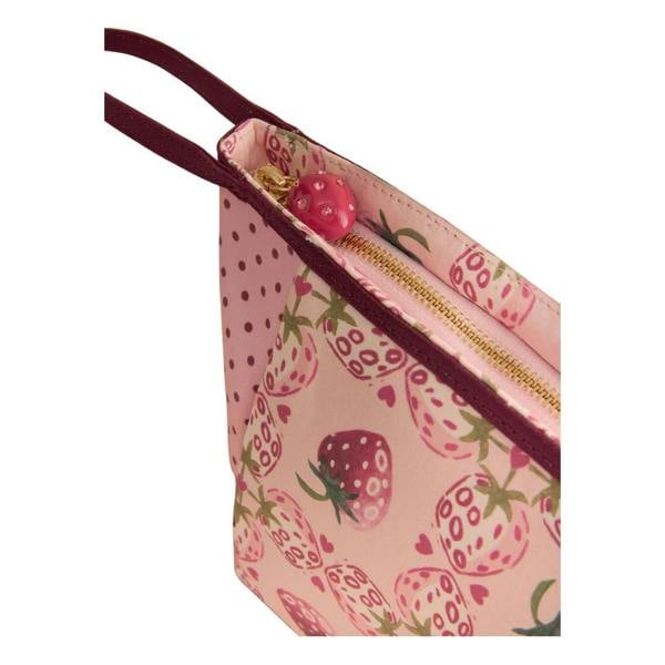 Cath Kidston Strawberry Cotton Pouch - Pink - 