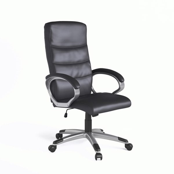 Dorel Home Hampton office chair black leather