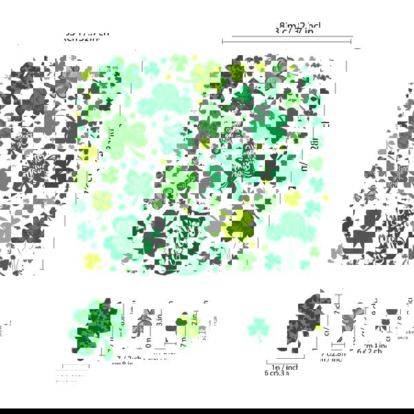 WALPLUS WSW6025 - St Patrick Day's Window Clings