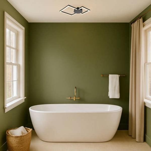 COSYLYTE Miles Double Square Integrated LED Ceiling Light