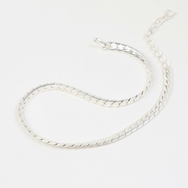 Snake Chain Silver 14"(36 cm) - Lila Rasa